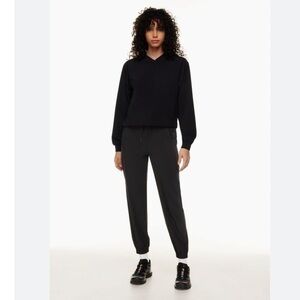 TNA | Highrise Black Joggers With Elastic Cuffs